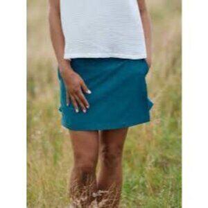 RipSkirt Hawaii Lightweight Wrap Skirt S Teal Adjustable Waist Womens S/P Casual